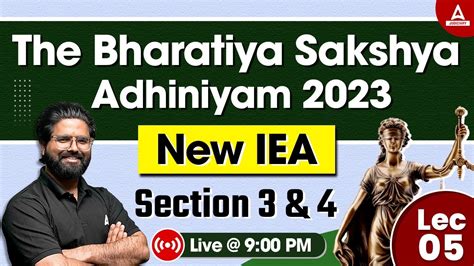 BSA Bhartiya Sakshya Adhiniyam 2023 Lecture 05 New Criminal Laws