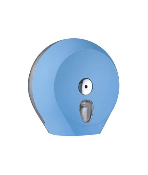 756 Light Blue Colored TOILET ROLL DISPENSER Mini Jumbo Mar Plast