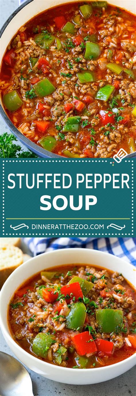 Stuffed Pepper Soup Dinner At The Zoo