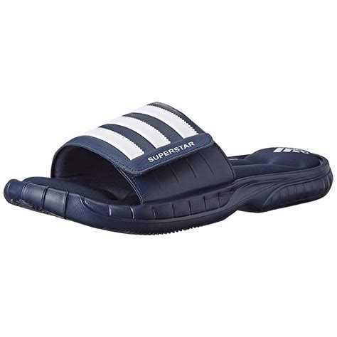 Adidas Superstar 3g Cloudfoam Athletic Slide Sandals Collegiate Navy