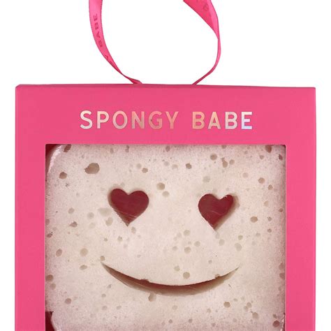 Cotton Smiley Face Design Scent Infused Bath Sponge – Turnmeyers