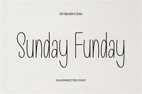 Sunday Funday Font By Hengkipramudi · Creative Fabrica