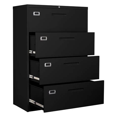 STANI Lockable 4 Drawer Steel File Cabinet For Legal Letter A4 Size