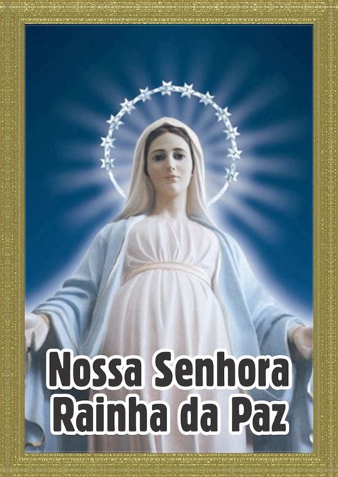 Santinho Nossa Senhora Rainha Da Paz