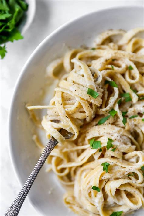 Cauliflower Alfredo Sauce Quick Easy Eating Bird Food