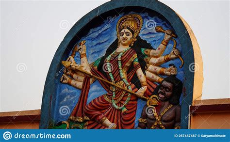 Statue of maa durga image stock image. Image of indian - 267487487