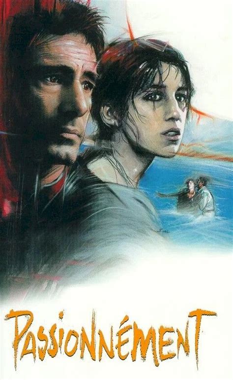 A Movie Poster For The Film Passionement With Two People In Water And