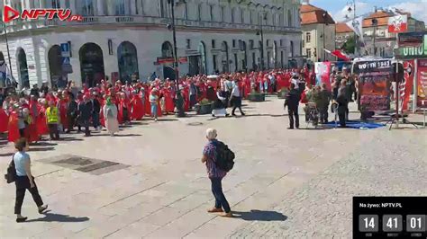 Pikieta na skrzyżowaniu Czw 6 06 2024r Wojciech Olszański Marcin