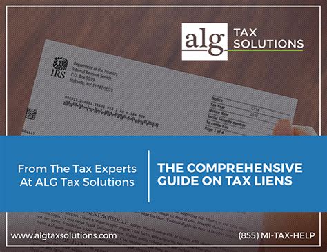 Irs Tax Lien Assistance Alg Tax Solutions