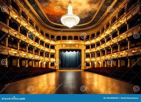 Interior of the Opera Hall, Classical Architecture of Entertainment ...