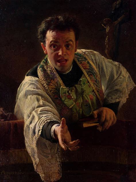 Preacher Painting By Konstantin Makovsky Fine Art America