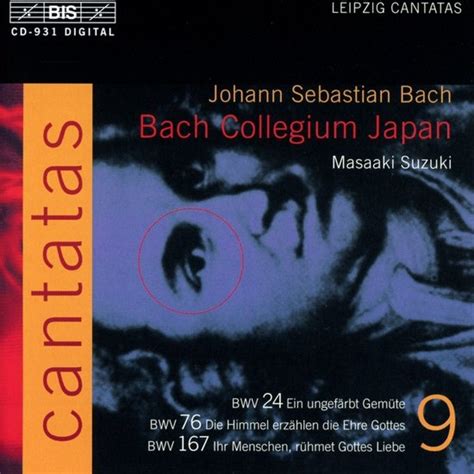 Bach Collegium Japan Masaaki Suzuki J S Bach Cantatas Volume