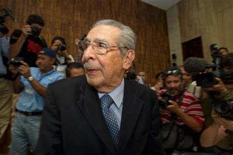 Por genocidio ex dictador guatemalteco condenado a 80 años en prisión