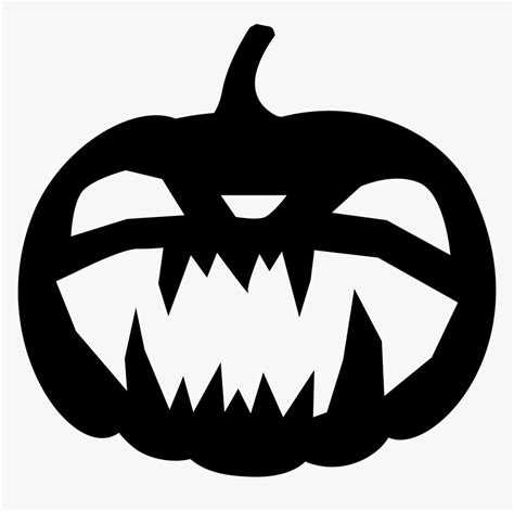 Evil Jack O Lantern Silhouette Jack O Lantern Png Transparent Png