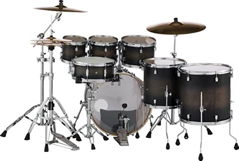 Pearl Decade Maple Piece Shell Pack With Snare Drum Satin Black