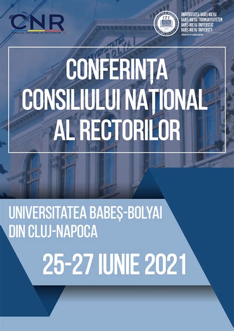 Conferința Consiliului Național al Rectorilor la UBB NEWSUBB