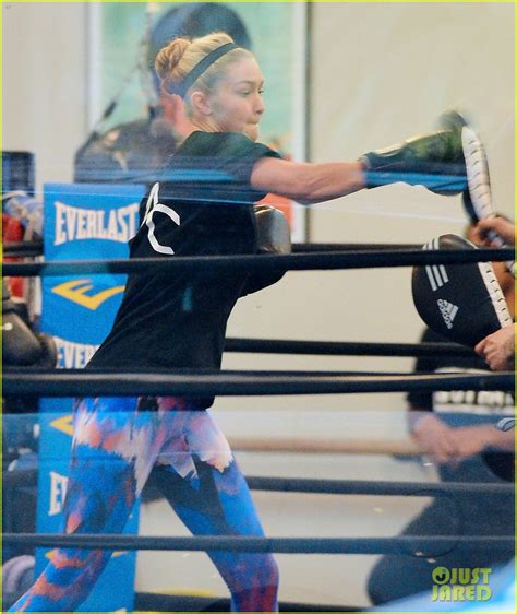 Photo Gigi Hadid Sets Herself Free With Boxing Photo