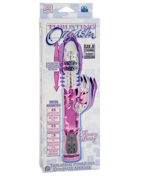 Thrusting Orgasm Bunny Vibe Pink By California Exotic Novelties