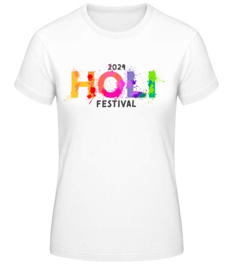 Holi Festival Frauen Basic T Shirt Shirtinator