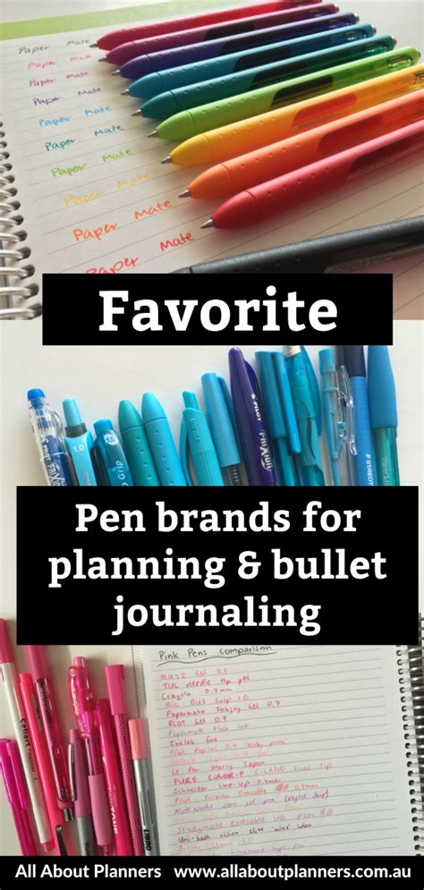 Pen Brands Comparison (and my favorite pens for each brand) – All About ...