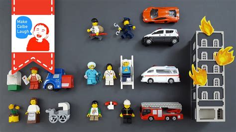 Lego Community Helpers Minifigures And Tomica Vehicles Toys Reviews