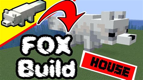 Minecraft Snow Fox Fox House Fox Statue Xbox Ps4 Switch Wii Pc Pocket Edition Youtube