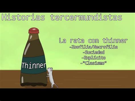 Piloto Historias Tercermundistas La Rata Con Thinner YouTube