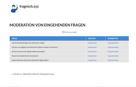 Tool Des Monats Fragmich D 3 Deutsch Didaktik Digital