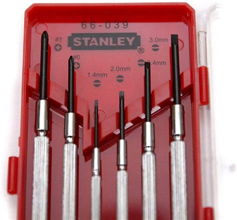 Stanley Precision Screwdriver Set 6 Pc Campnsea