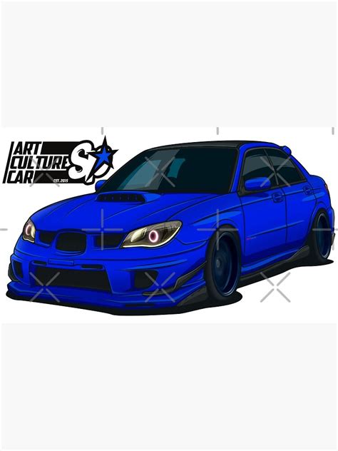 Wrx Sti Subie Art Print For Sale By Spraypatrick Redbubble