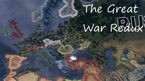 Hoi4 Great War Redux 1910 1930 Timelapse 2 World Wars 1 Youtube