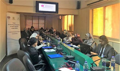 IOM Holds a Workshop on Irregular Migration Data for Senior | IOM Egypt