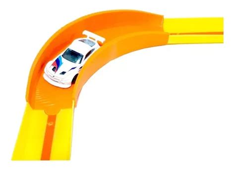 Kit Pista Compatível Hot Wheels 2 Curvas 90º 1 Y Parcelamento sem juros
