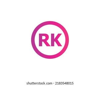 Rk Logo Design Vector Template Stock Vector (Royalty Free) 2183548015 ...