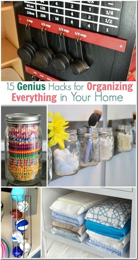 15 Genius Organizing Hacks For Your Home Organization Hacks Organization Home Organization Hacks