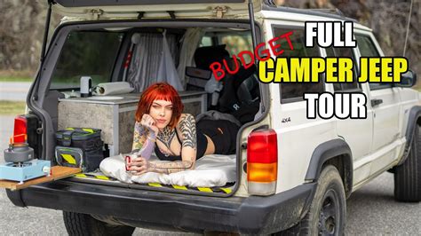 Jeep Camper Conversion TOUR – DIY Kitchen/Bed/Storage - DIY Channel - The Home of "Do it yourself"