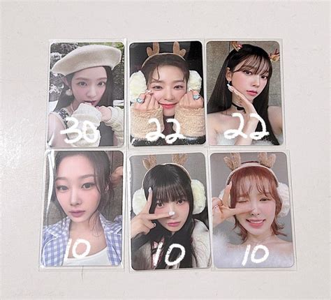 Wts Red Velvet Irene Aespa Karina Giselle Wendy Joy Photocard Pc