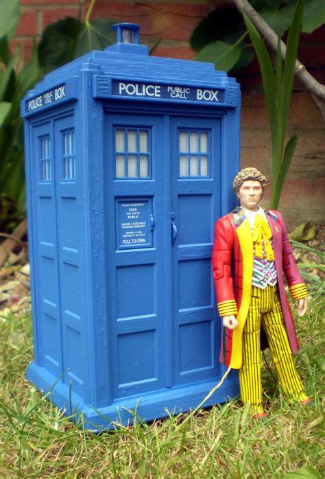 6th Doctor And Tardis By Cyberdrone On Deviantart