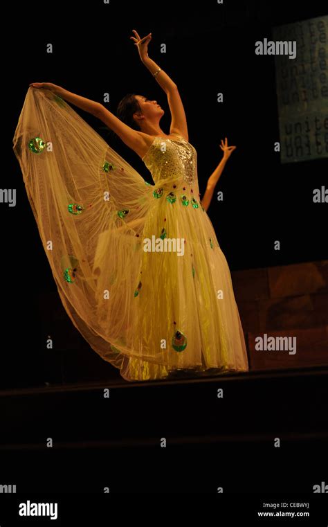 Chinese Peacock Dance ballet Stock Photo - Alamy