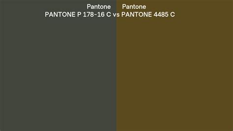 Pantone P 178 16 C Vs Pantone 4485 C Side By Side Comparison