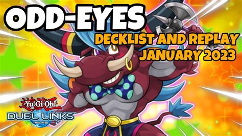 ODD EYES DUEL LINKS JANUARY 2023 RANKED DUEL REPLAY AND DECKLIST