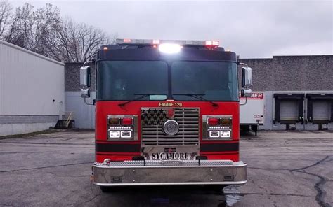 Custom Pumper Sycamore Fire Rescue OH Sutphen Corporation Fire