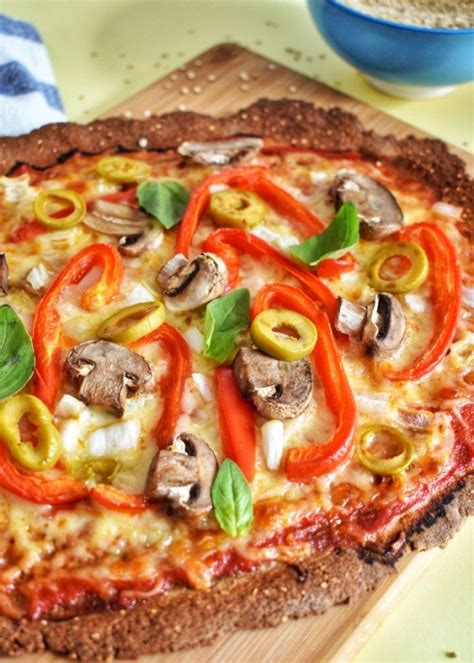 Pizza Vegetal Con Base De Quinoa Sin Gluten Naturally Natalia