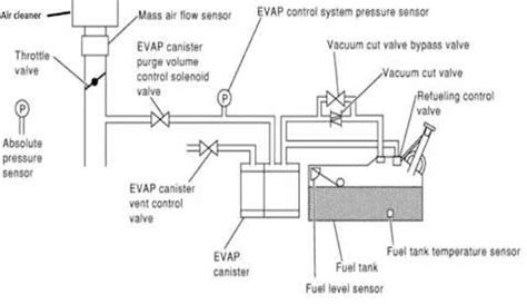 Toyota Evap Control Management Systems Diagram Descriptions