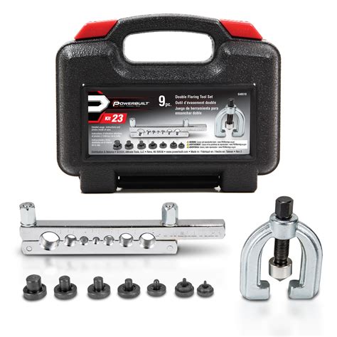 Powerbuilt 9 Piece Double Flaring Tool Set Kit 648610 Ebay