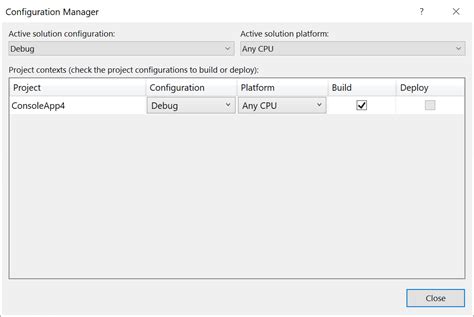 了解生成配置 Visual Studio Windows Microsoft Learn