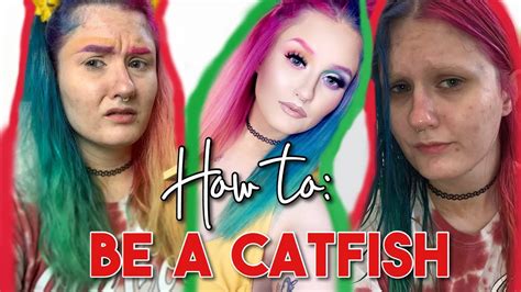 HOW TO BE A CATFISH MAKEUP TUTORIAL HEYTHEREBARBZ YouTube