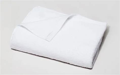 Sarva White Cotton Terry Towel For Hotel Gsm At Rs Piece