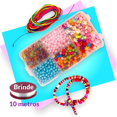 Kit Micanga Infantil E Adulto Para Pulseira Coloridas P Montar