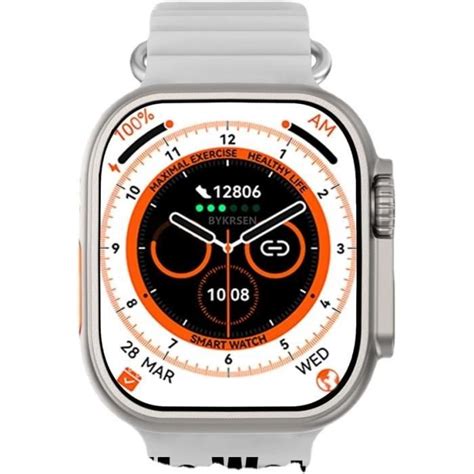 Hk8 Pro Max Ultra Amoled 2023 Nouvelle Smartwatch 49 Mm Écran Série 8